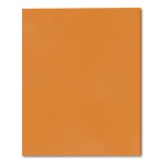 PAPER PKT FOLDER 11.75"x9.5" ORANGE