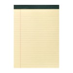 RECYCLED LEGAL PAD 8.5"x11.75" CANARY