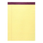 CANARY LEGAL PAD 8.5"x11.75"