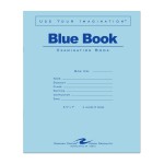 BLUE BOOK 8.5"x7" WM 4 SHT/8 PAGE