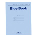 BLUE BOOK 11"x8.5" WM 8 SHT/16 PAGE