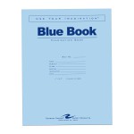BLUE BOOK 11"x8.5" WM 12 SHT/24 PAGE