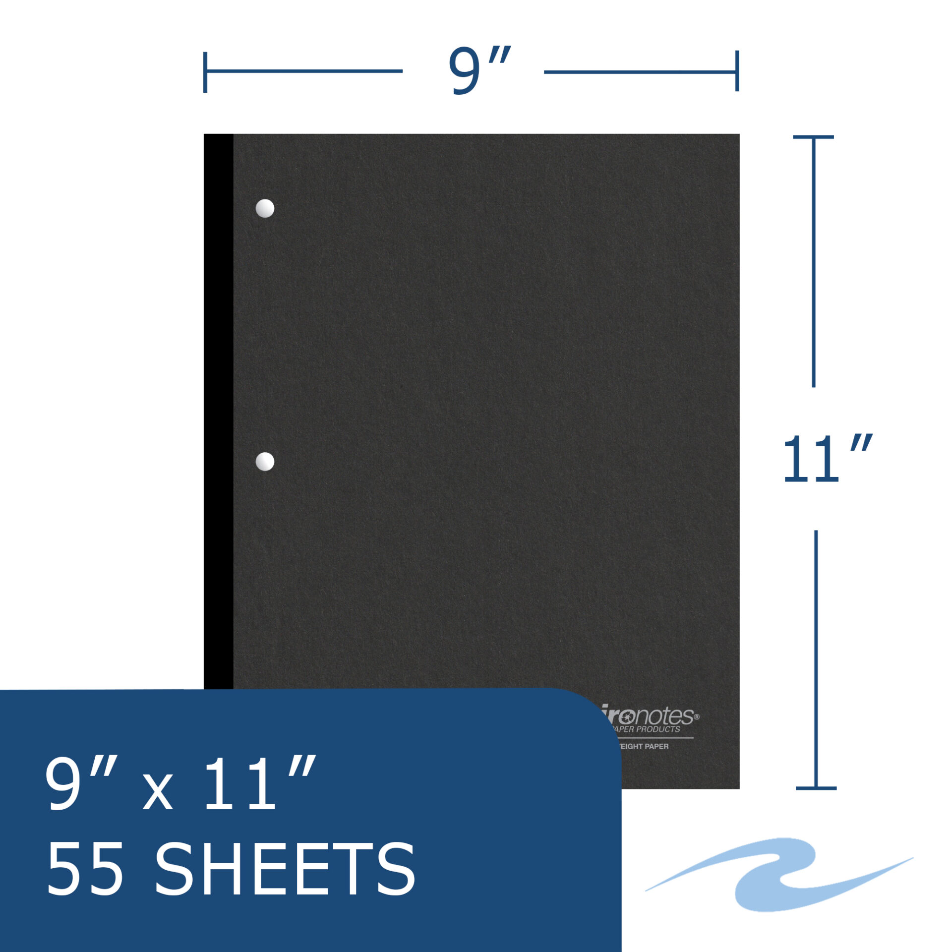 Environotes® Recycled One Subject Wireless Notebook, College Ruled