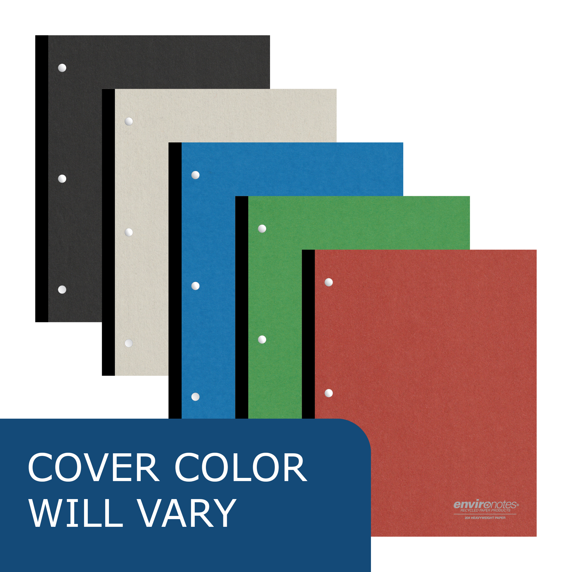 Environotes® Recycled One Subject Wireless Notebook, College Ruled