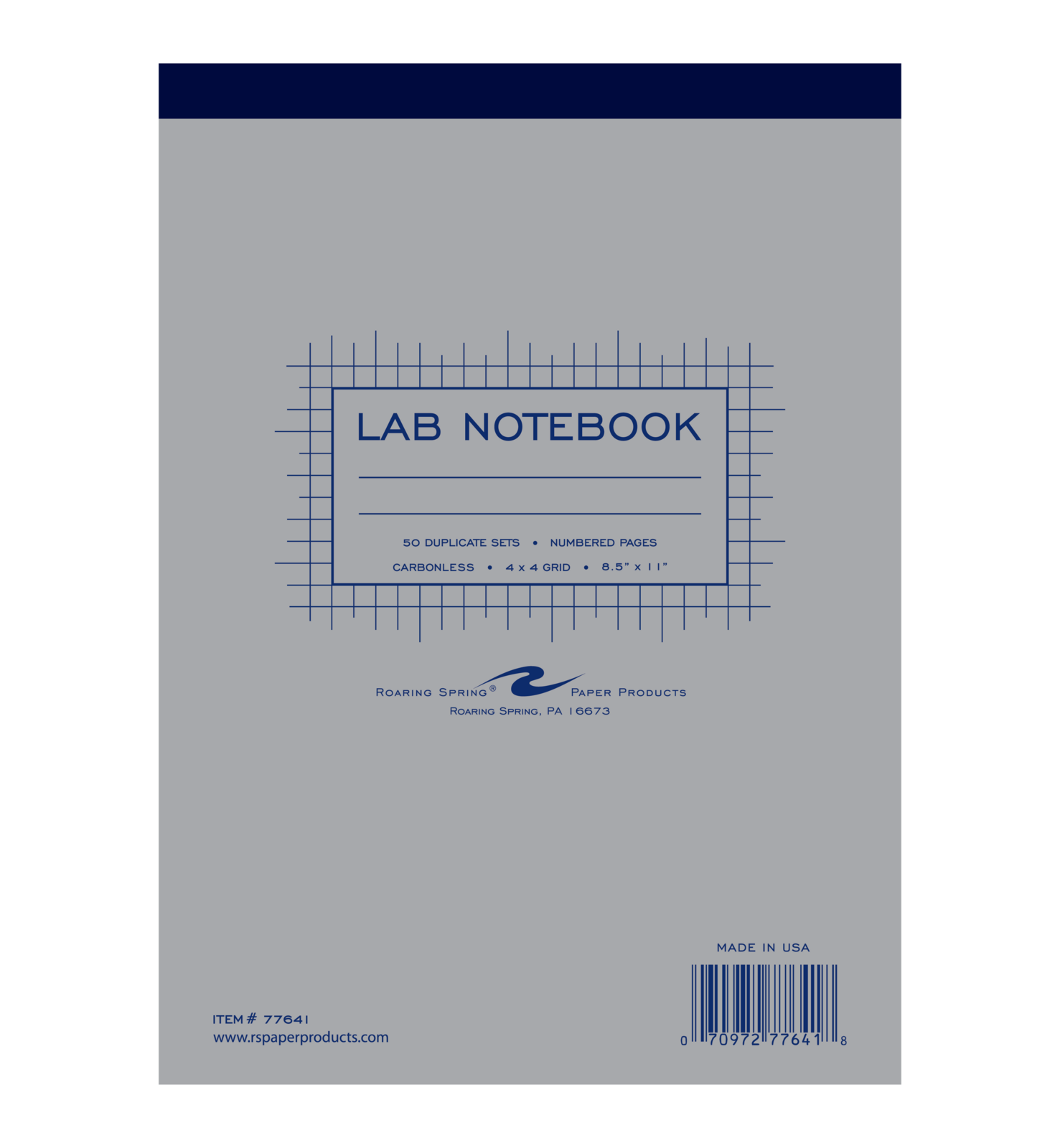 Roaring Spring Wirebound Lab Notebook