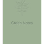 New Leaf Green Notes™ 3.5” x 5.5”, Dotted, Ash