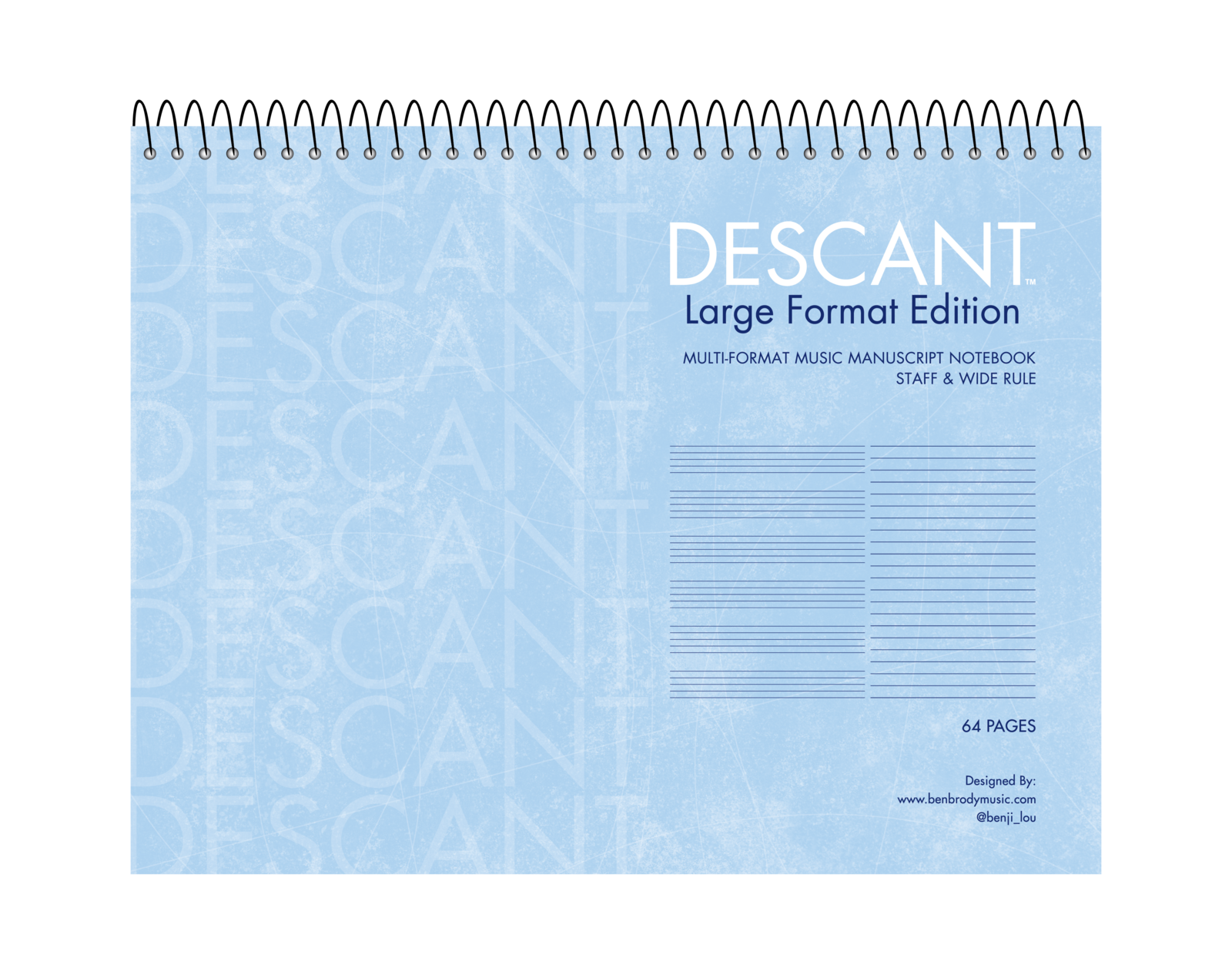 Descant Spiral Music Notebook Music Products Roaring Spring Paper