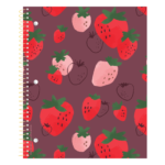 Roaring Spring Studio Series College Ruled 1 Subject Spiral Notebook with Colorful Artistic Cover 11" x 9," 70 Sheets, Assorted Designs - Set 5