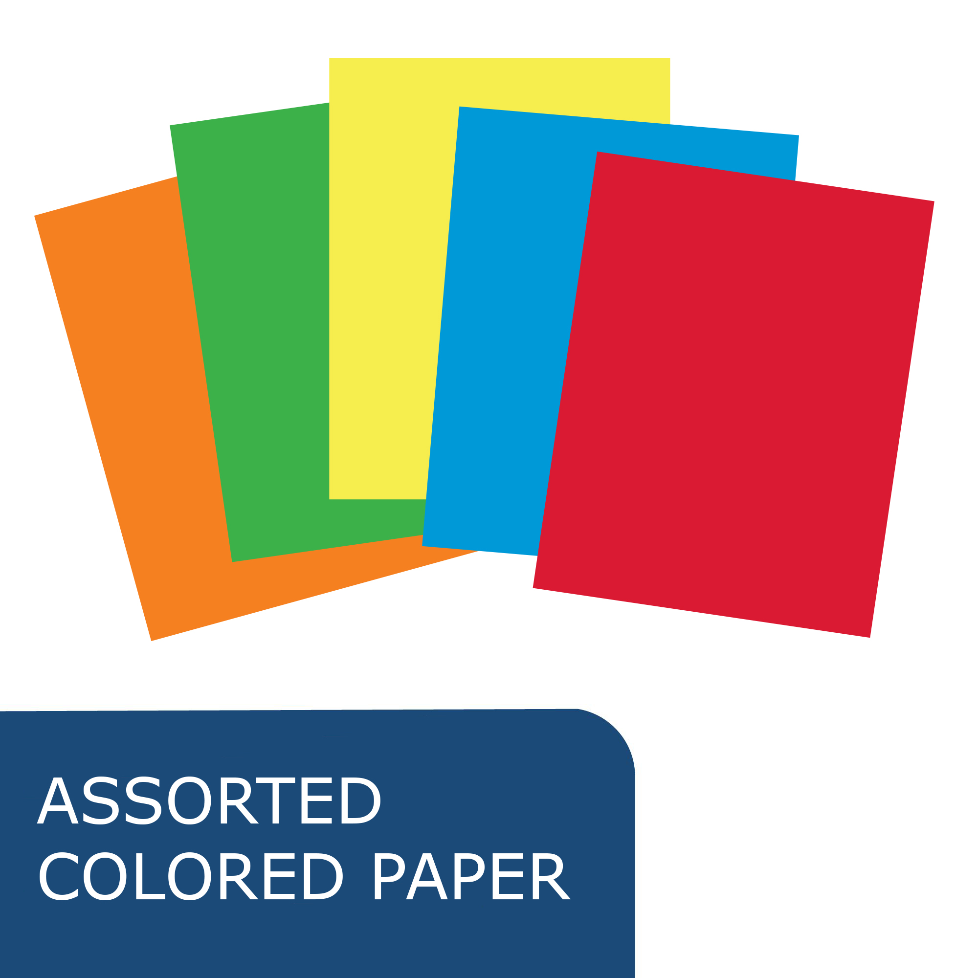 Enviroshades® Recycled Printer and Copy Paper, 80 Sheets Assorted Vivid Colors