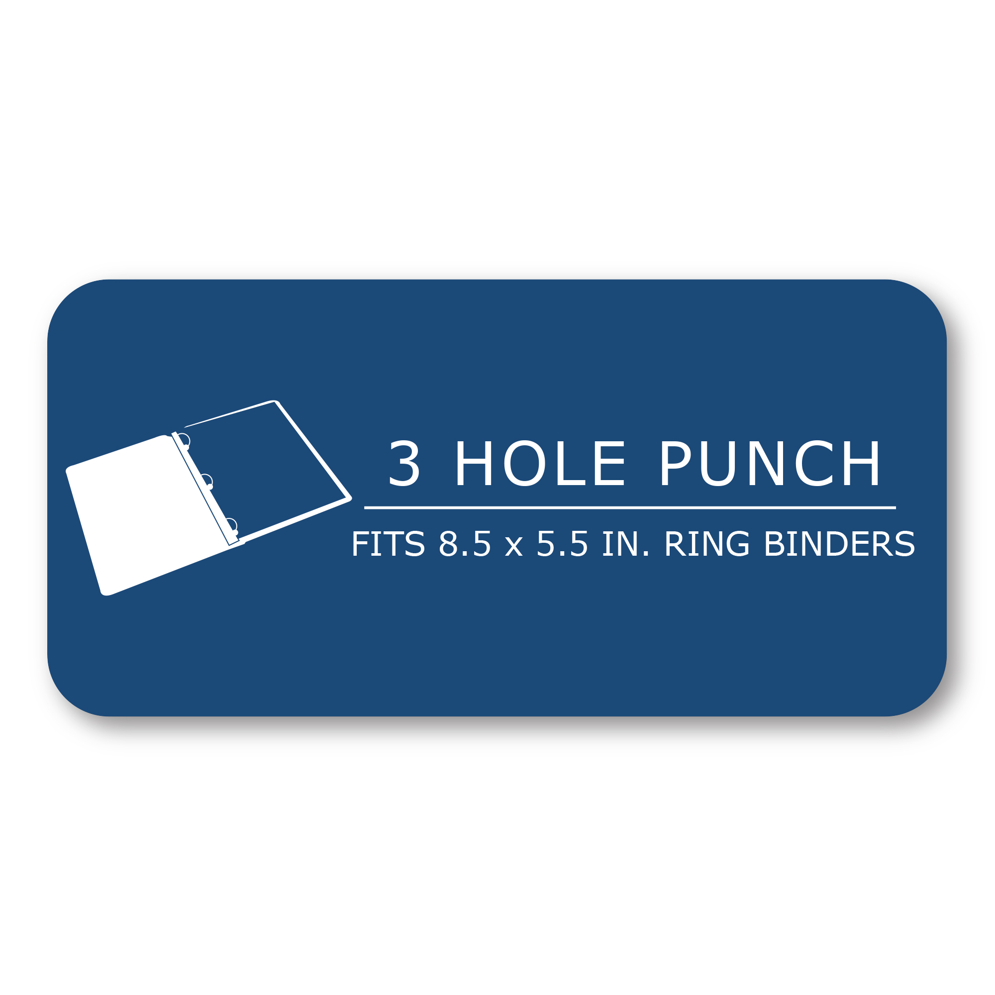 Loose Leaf Paper, 5x5" Graph Ruled, 3-Hole Punched, 100 Sheets