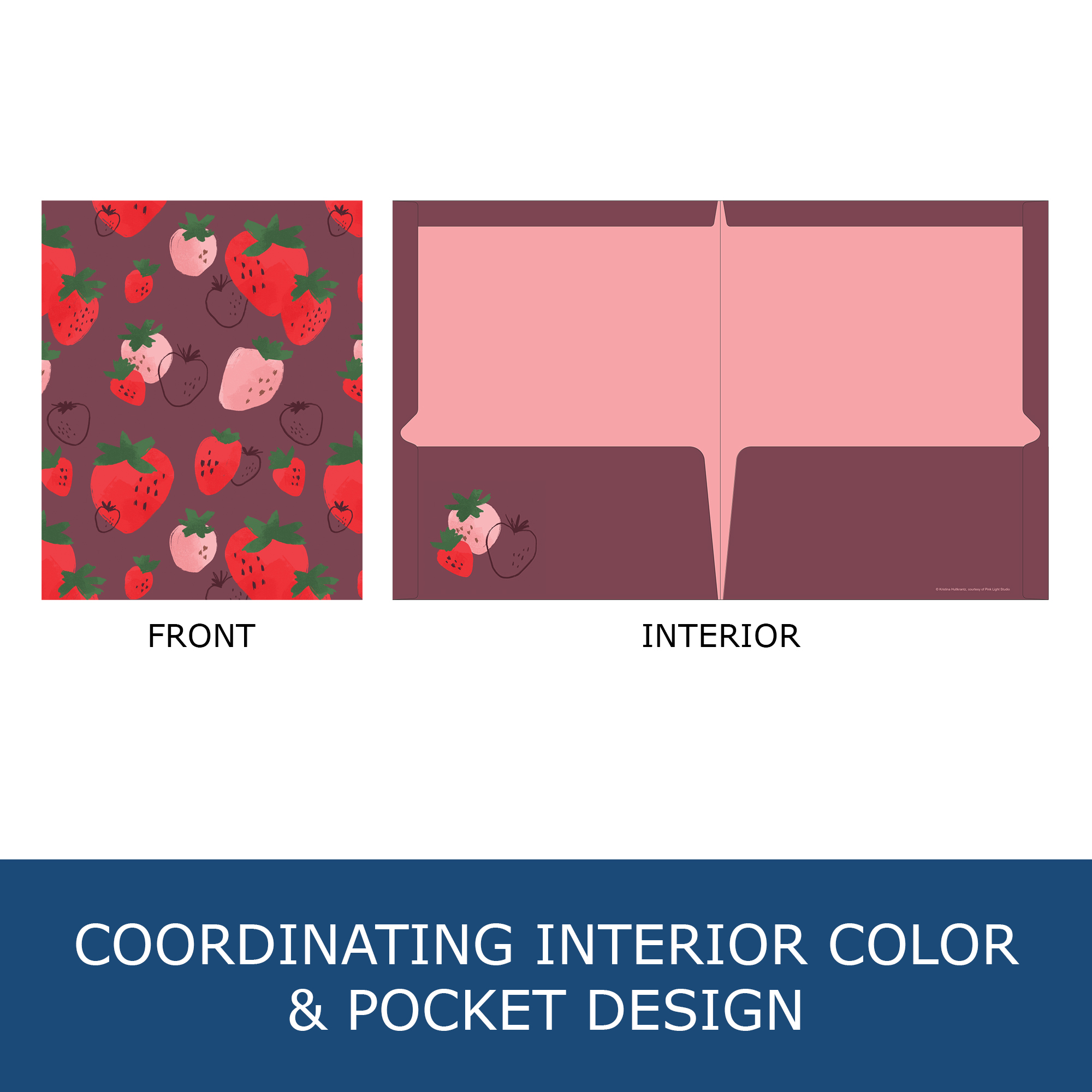 Studio Series Laminated 2-Pocket Folder, Assorted Studio Series Cover Designs