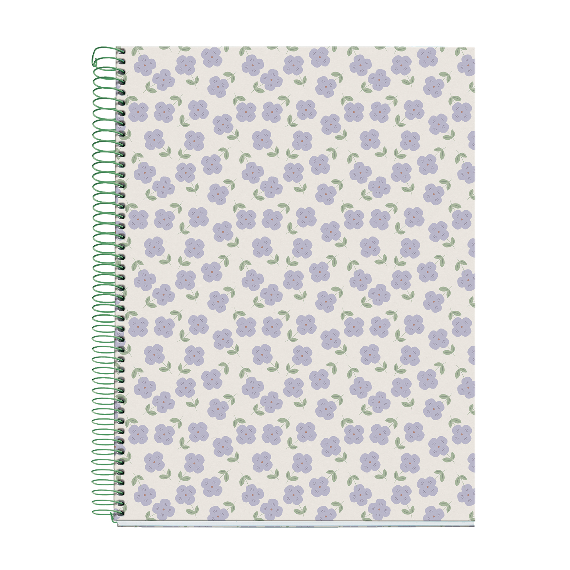 MiquelRius Lined 4 Subject Notebook, Cardboard Cover - Violets