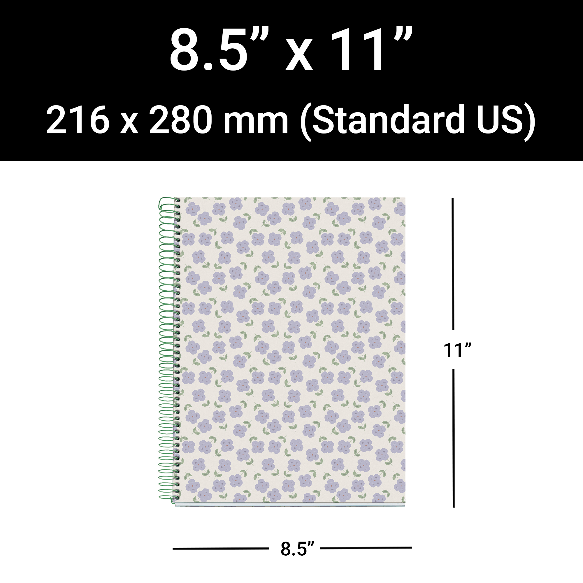 MiquelRius Lined 4 Subject Notebook, Cardboard Cover - Violets