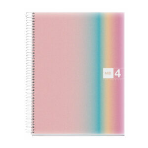 M® MiquelRius Aurora Lined 4 Subject Notebook, 11" x 8.5", Poly Cover - West Bay