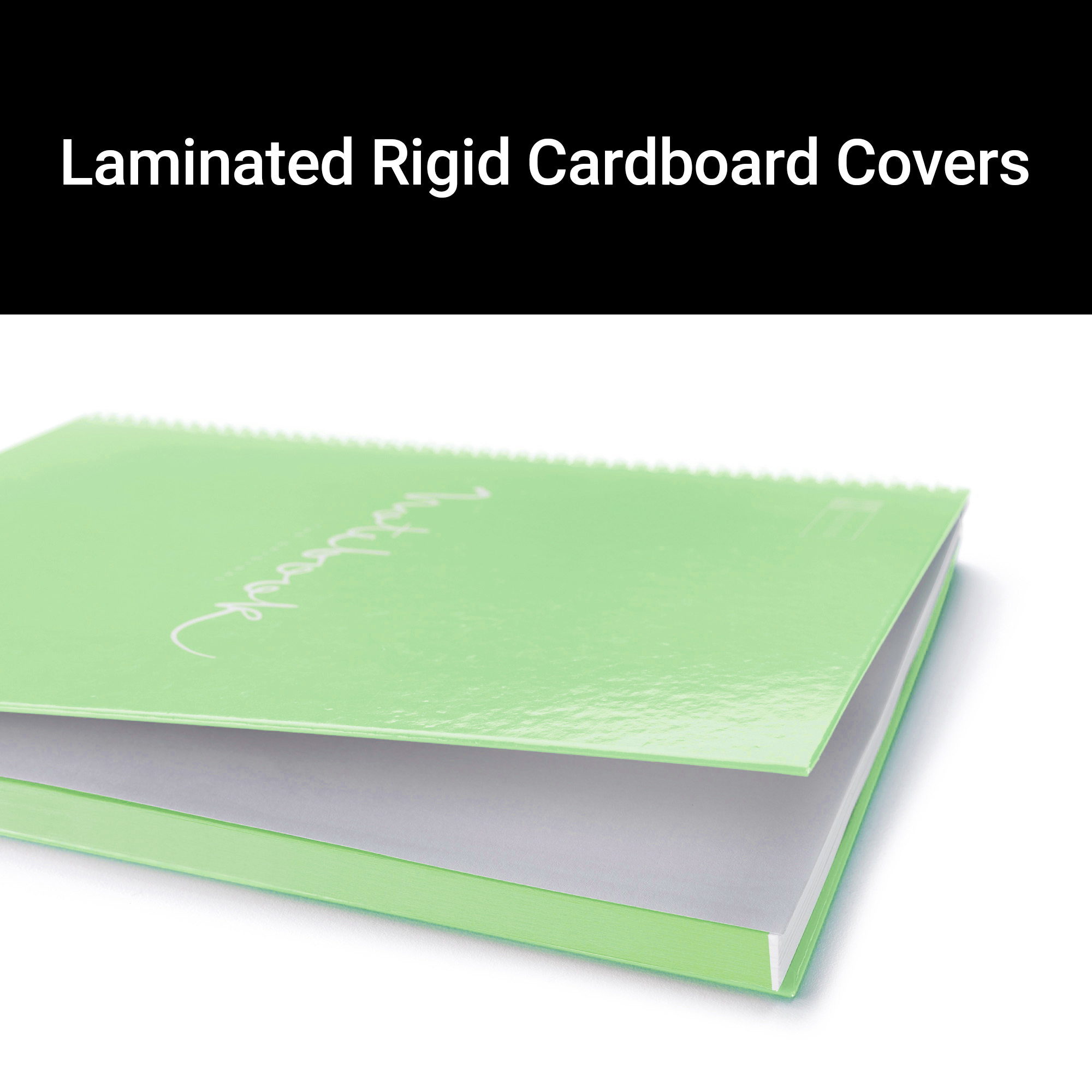 M® MiquelRius Emotions® Lined 1 Subject Notebook, 11" x 8.5", Cardboard Cover - Lavender