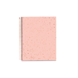 M® MiquelRius  Lined 4 Subject Notebook, A5 (8.27" x 5.83"), Cardboard Cover - Constellations