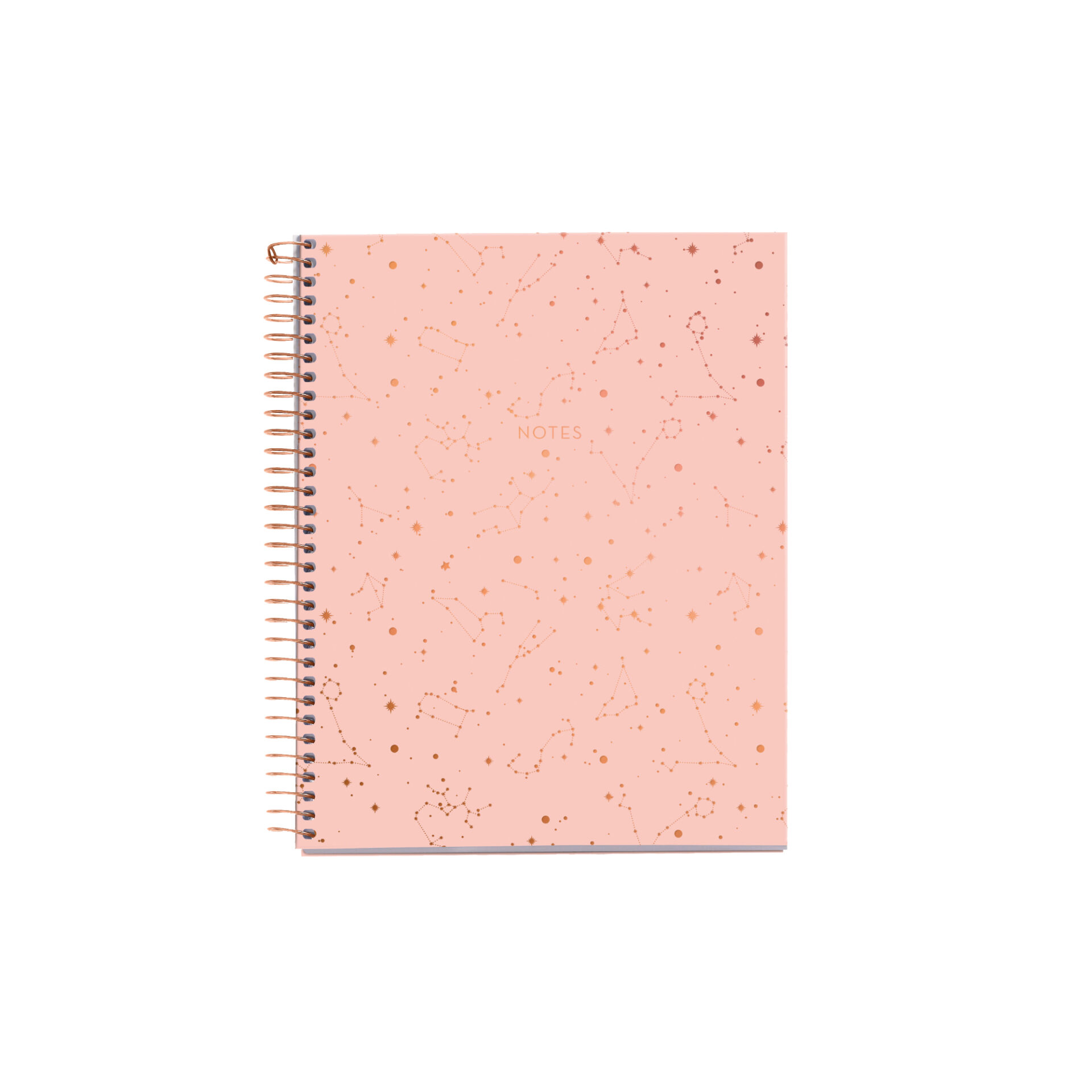 M® MiquelRius  Lined 4 Subject Notebook, A5 (8.27" x 5.83"), Cardboard Cover - Constellations