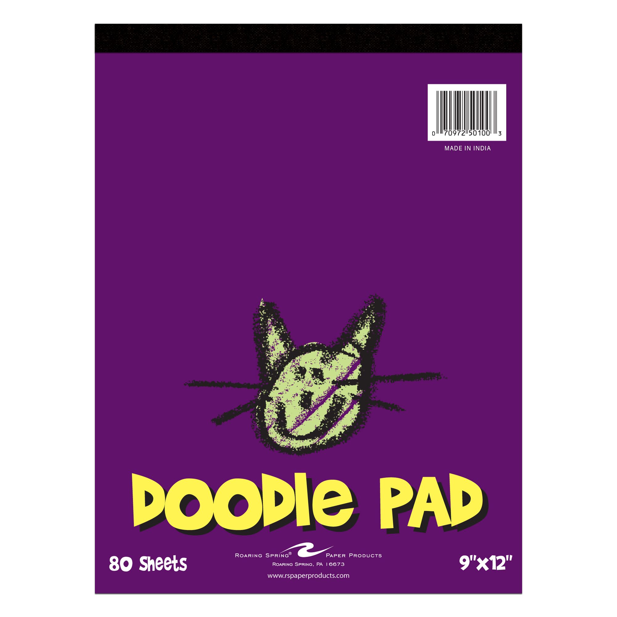 Kid's Doodle Art Pad, White Newsprint Paper