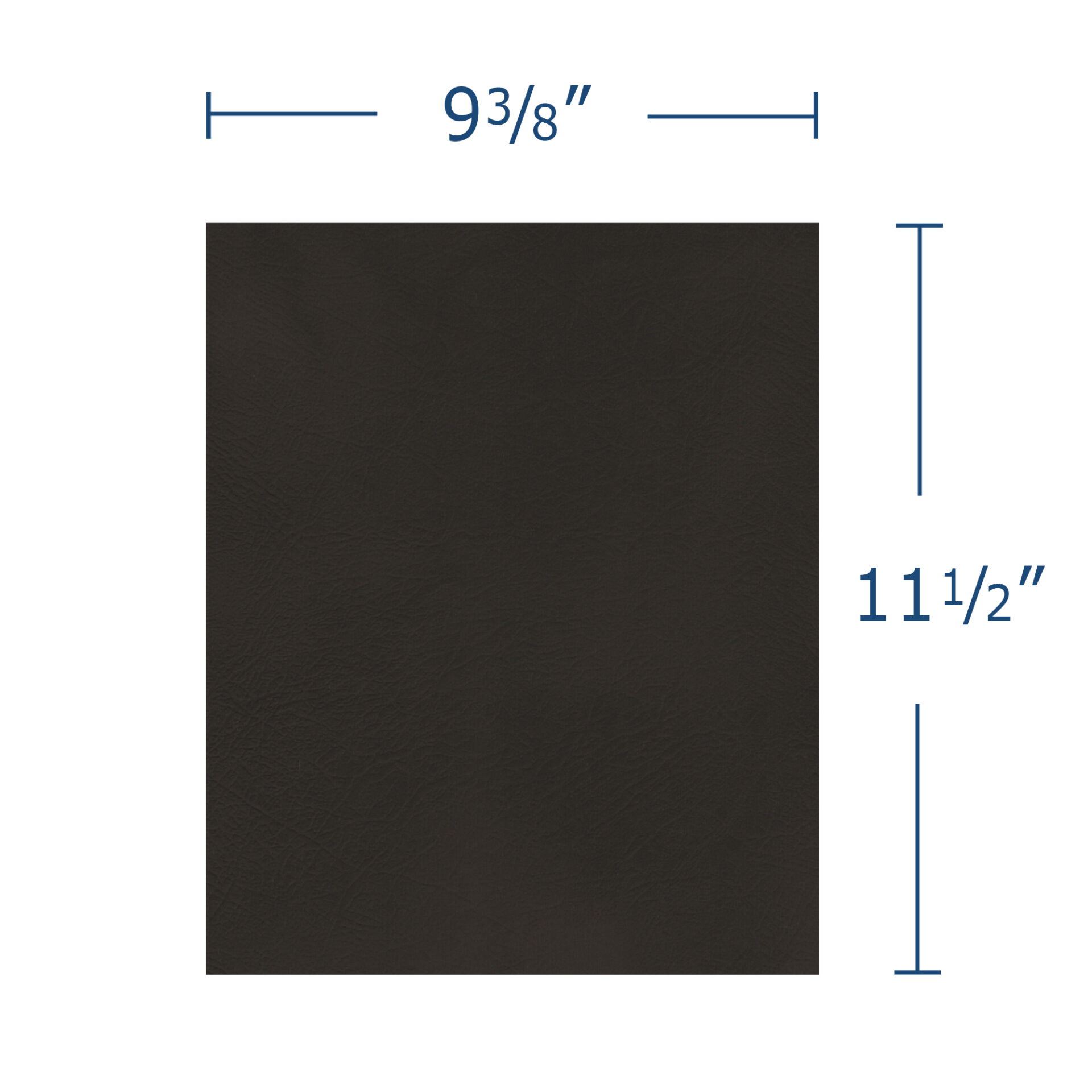 Embossed 2-Pocket Folders, 25 per Box, Black