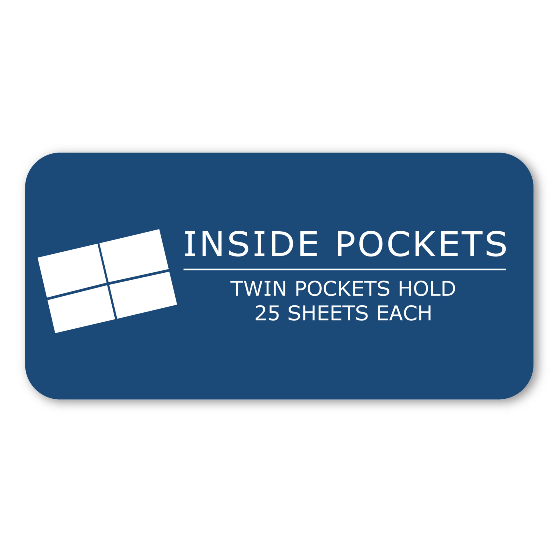 Embossed 2-Pocket Folders, 25 per Box, Green