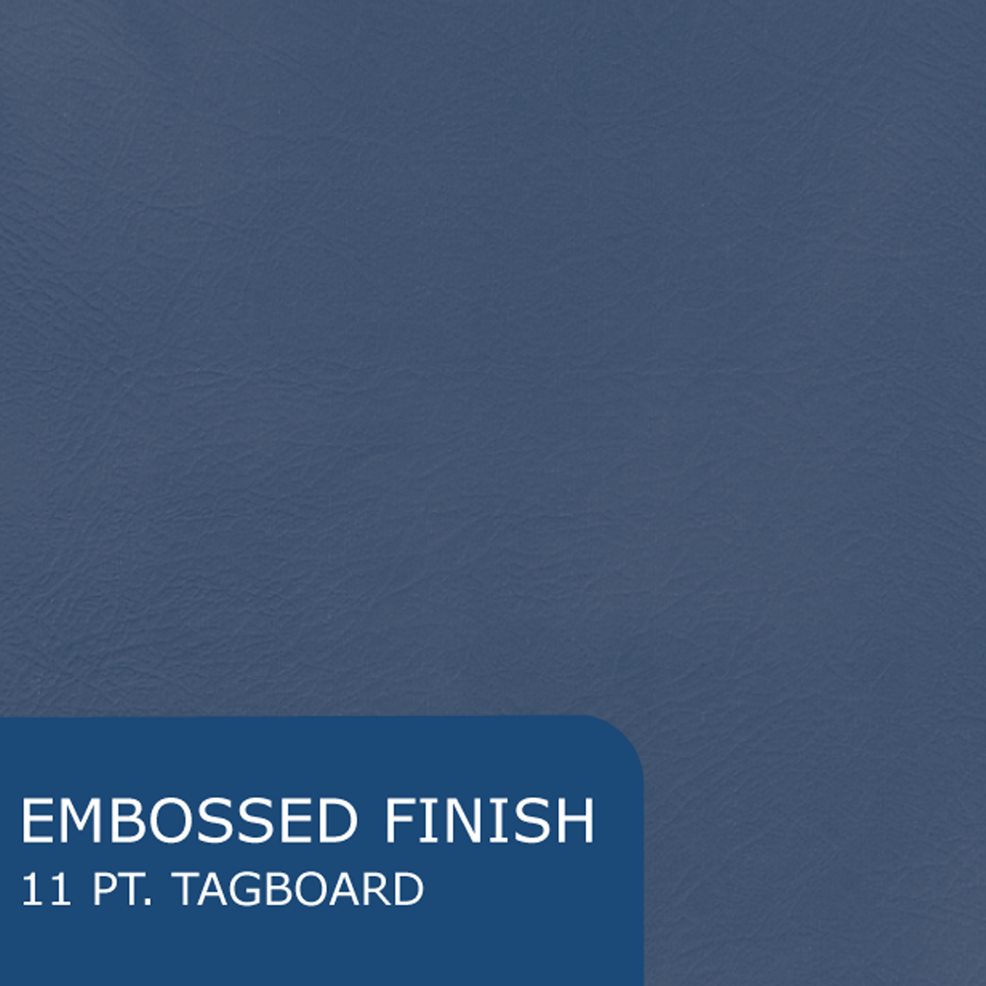 Embossed 3-Prong Pocket Folders, 25 per Box, Dark Blue