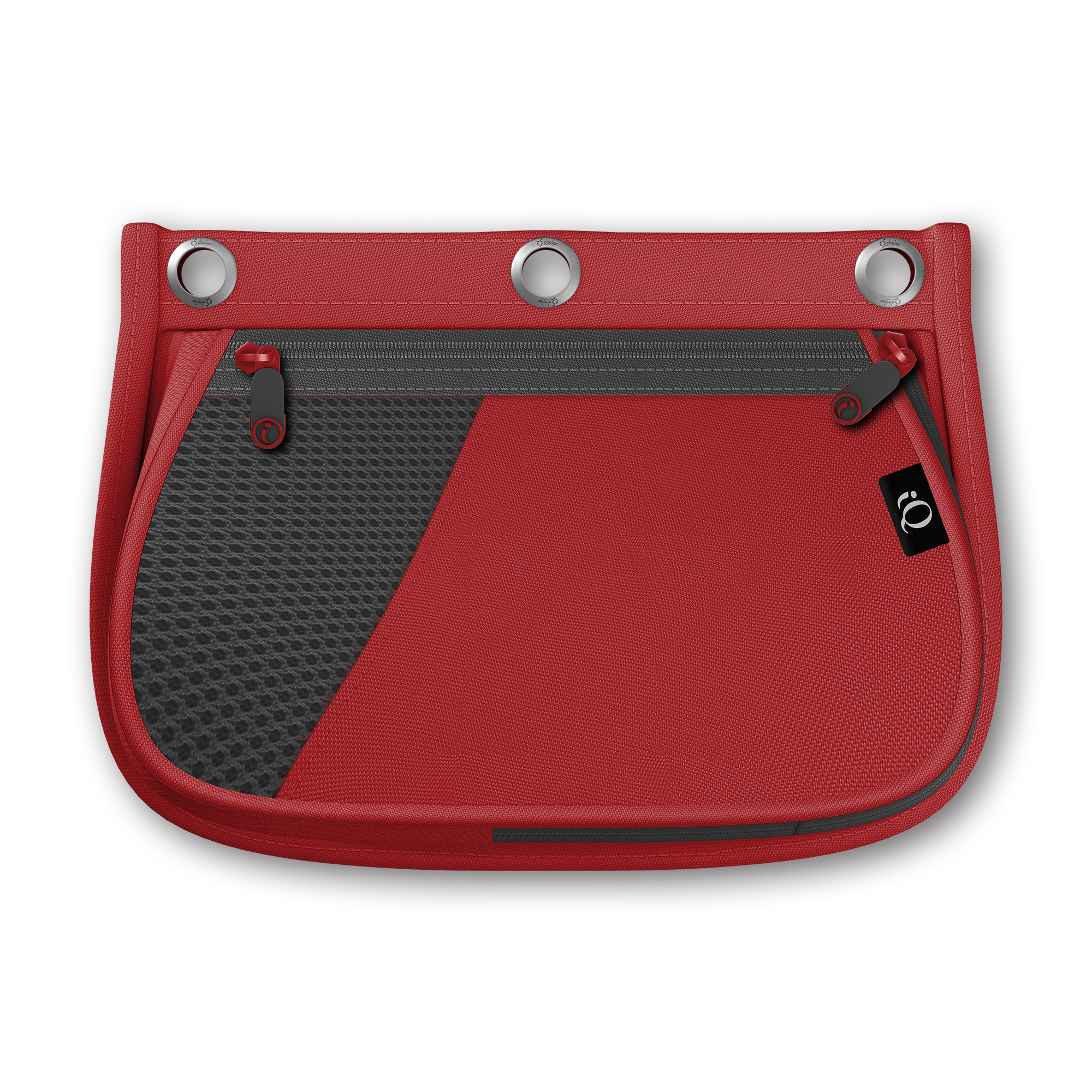 iScholar® iQ Expandable 2-Pocket Binder Pouch, 10" x 8", Assorted Colors