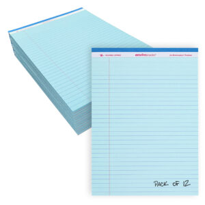 Enviroshades® Recycled Legal Pads, Legal Ruled, Blue, Pack of 12