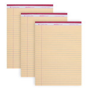 Enviroshades® Recycled Legal Pads, Legal Ruled, Ivory, Pack of 3