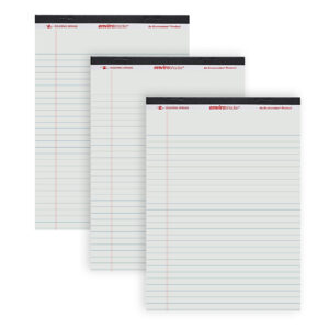 Enviroshades® Recycled Legal Pads, Legal Ruled, Gray, Pack of 3