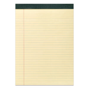 Recycled Legal Pad, Legal Ruling, Canary