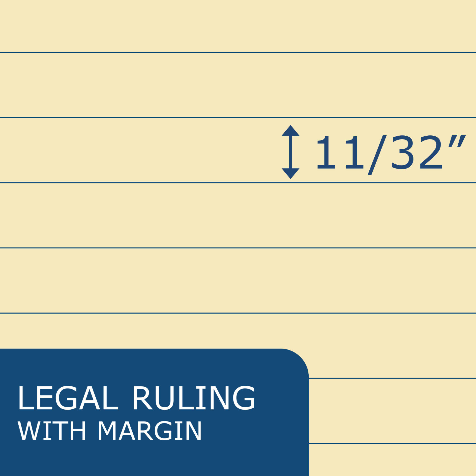 Recycled Legal Pad, Legal Ruling, Canary