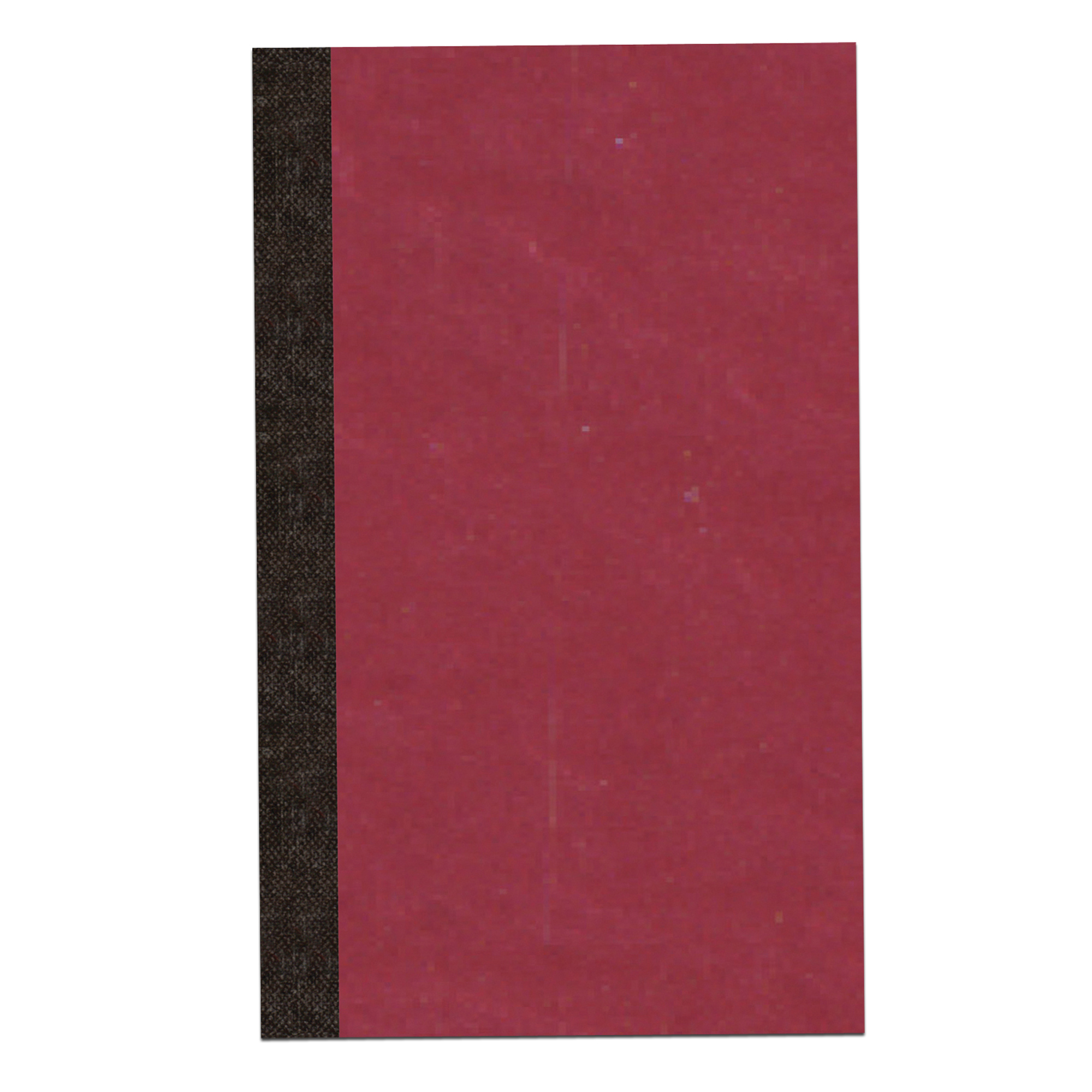 Sewn Memo Book, Narrow Ruled, Red Pressboard Cover
