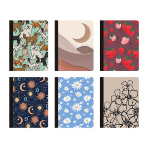 Studio Series Hard Cover Composition Book, College Ruled, 20 lb. Paper, Assorted Studio Series Cover Designs