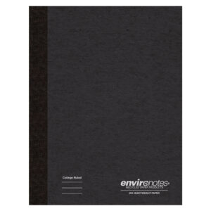 Environotes® Recycled Composition Book, College Ruled, 20 lb. paper, 60 Sheets/120 Pages, Assorted Earthtone Covers