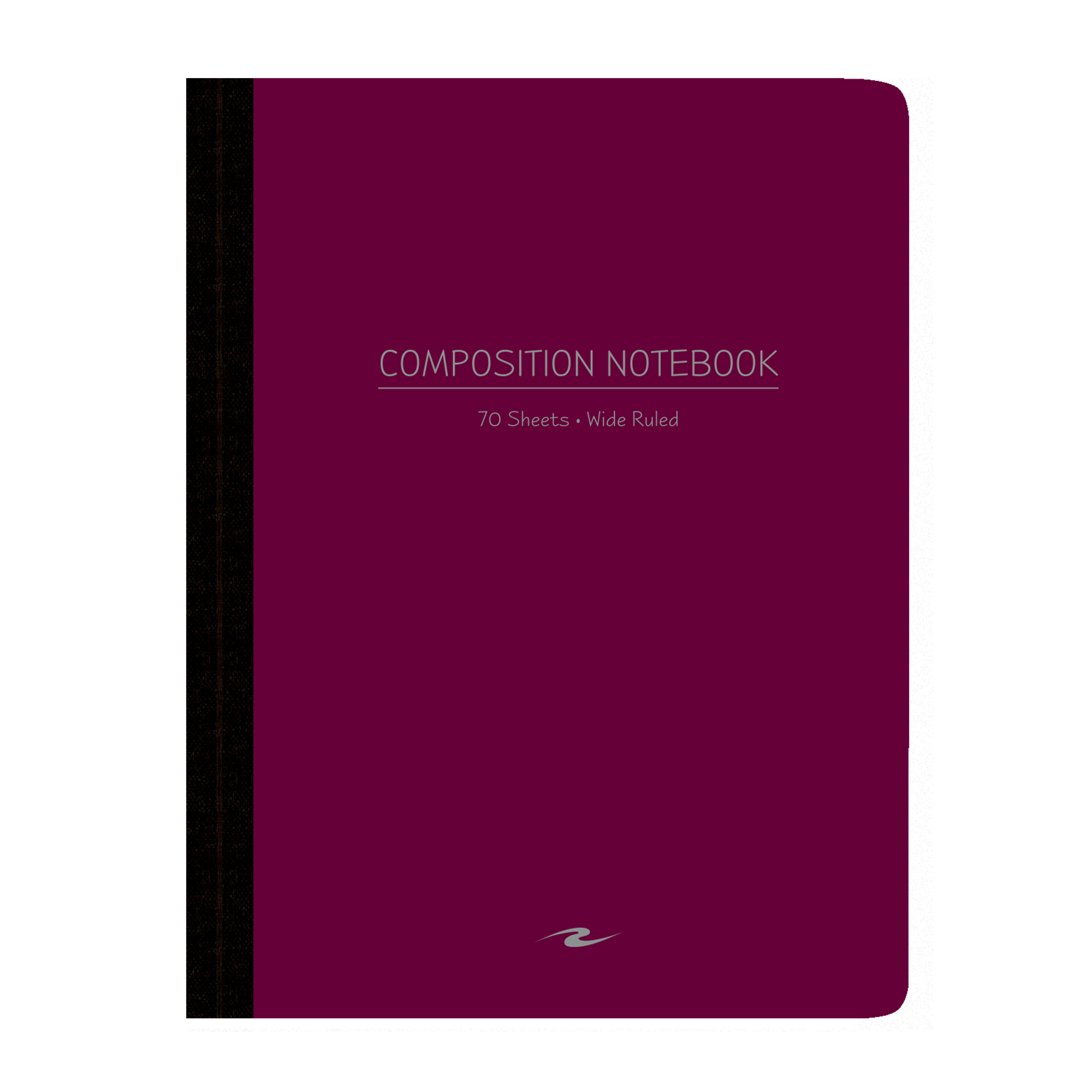 Flexible Poly Cover Composition Book, Wide Ruled, 70 Sheets/140 Pages, Assorted Jewel Tone Covers