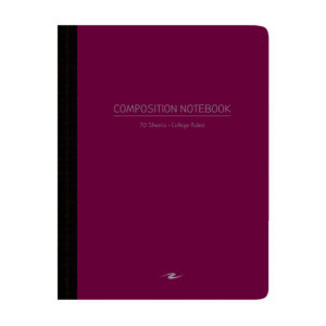 Flexible Poly Cover Composition Book, College Ruled, 70 Sheets/140 Pages, Assorted Jewel Tone Covers