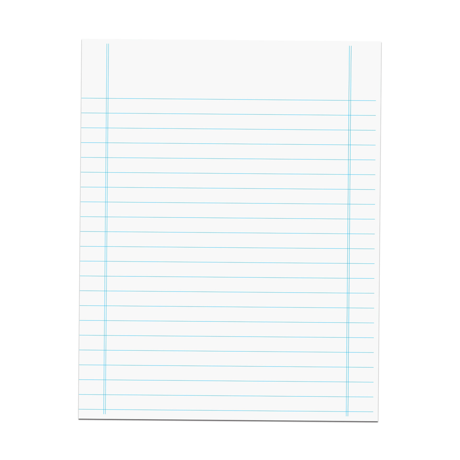 NY State Regency Exam Paper, Plain Format, 250 Sheets Per Pack