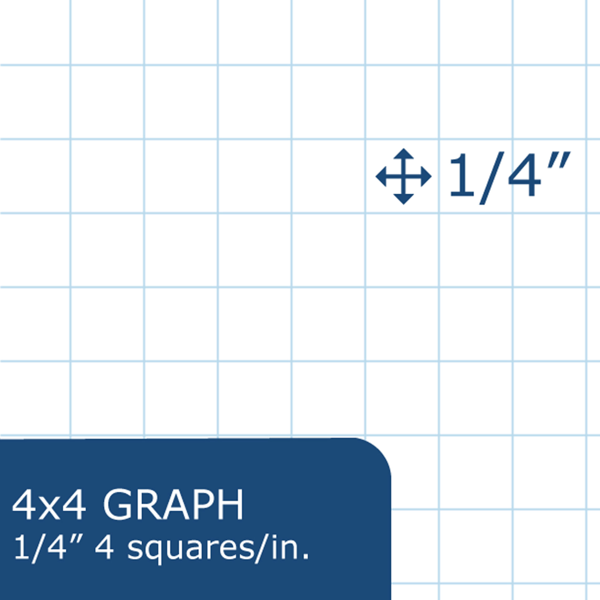 Top Bound Carbonless Lab Book with Numbered Sets, 4x4 Grid Ruled, Gray Cover, White/Blue Pages