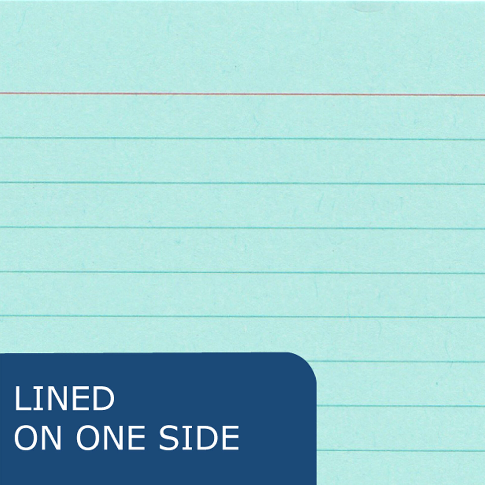 Assorted Color Index Cards, 3" x 5", Ruled on One Side, 100 Count