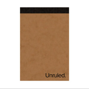 Unruled Mini Notebook, Blank Pages, Heavyweight 60 lb. Paper