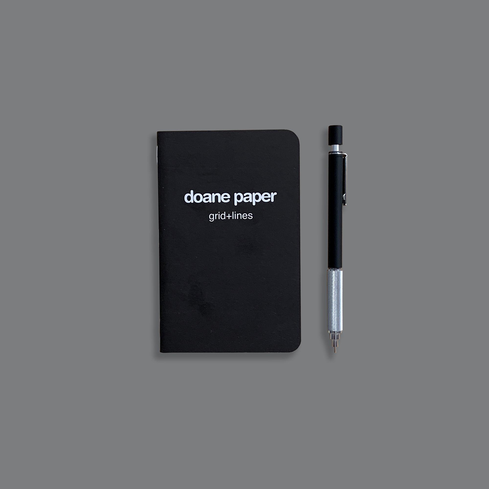 Doane PaperSmall Utility Notebook, Pocket Notebook, Pack of 35.5" x 3.5" 24 Sheets per book3 Pack, Black