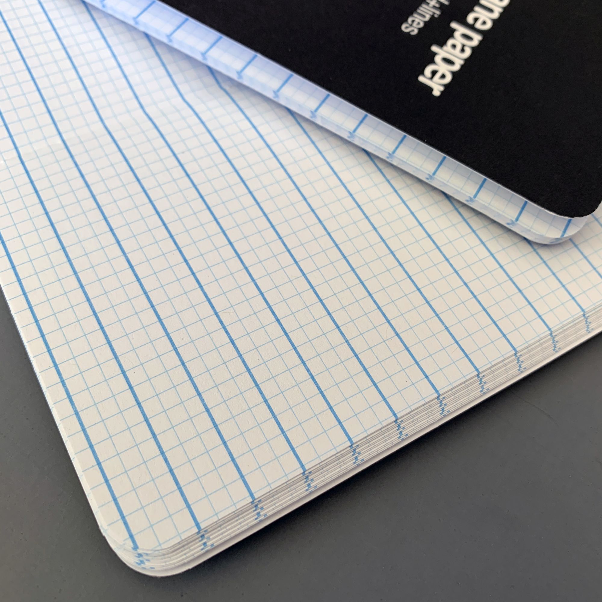 Doane PaperSmall Utility Notebook, Pocket Notebook, Pack of 35.5" x 3.5" 24 Sheets per book3 Pack, Black