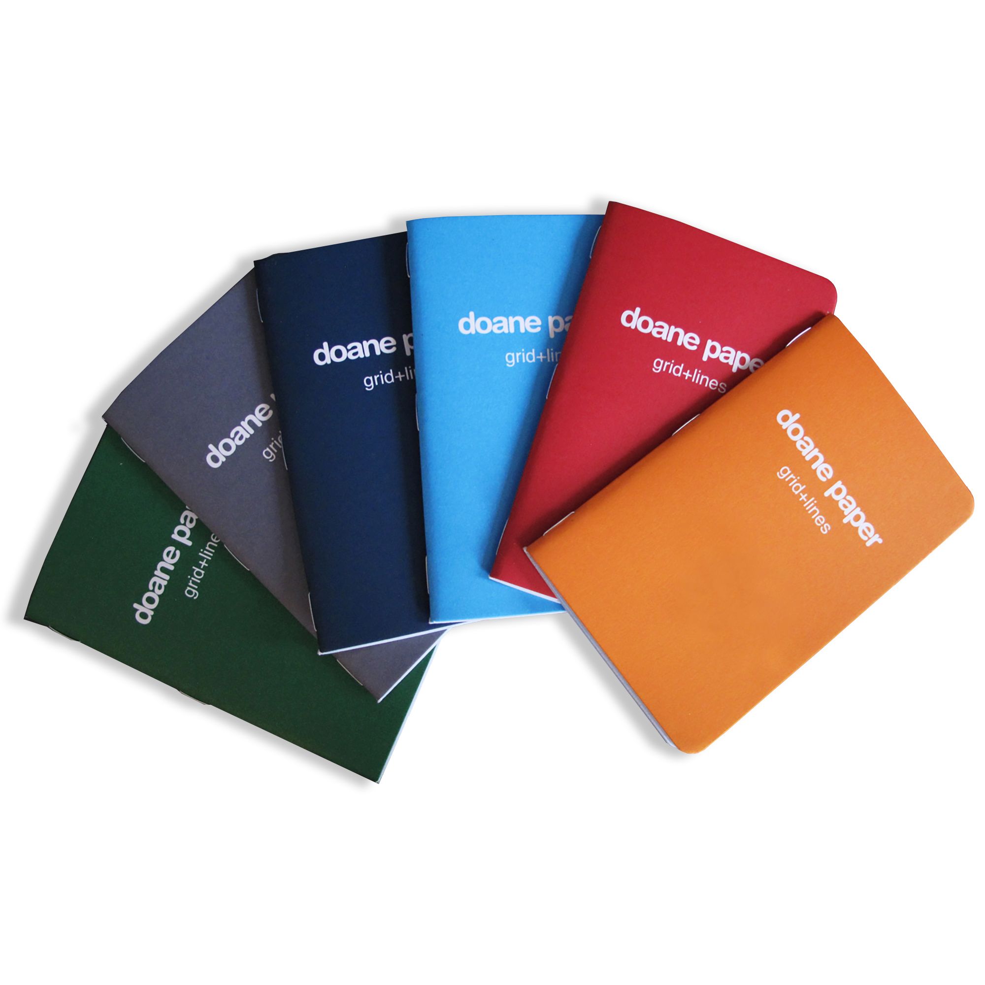 Doane PaperSmall Utility Notebook, Pocket Notebook, Pack of 6 Colors5.5" x 3.5" 24 Sheets per book6 Pack, Assorted Colors