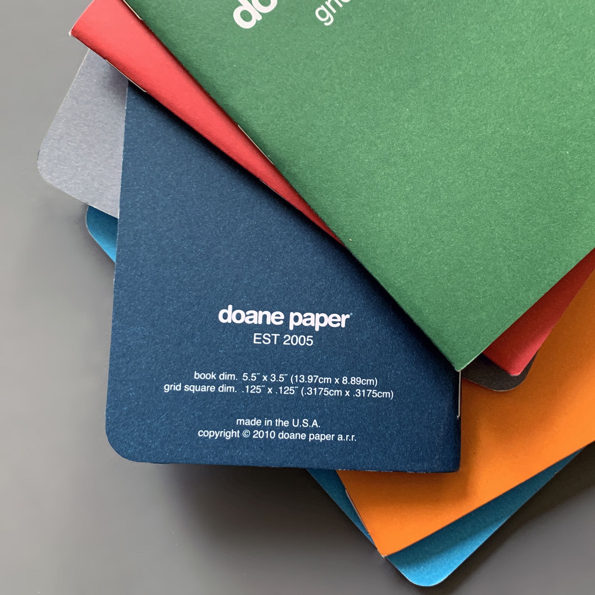 Doane PaperSmall Utility Notebook, Pocket Notebook, Pack of 6 Colors5.5" x 3.5" 24 Sheets per book6 Pack, Assorted Colors