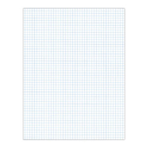 Legal Pad, Glued Top Bound, 5x5 Grid Ruled, White Paper