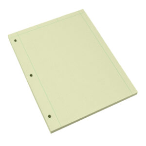 Engineering Pad, Frame Front 1/2" Right Margin, 100 Sheets, Green Tint Paper