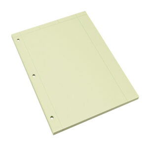 Engineering Pad, Frame Front 1.25" Right Margin, 100 Sheets, Green Tint Paper