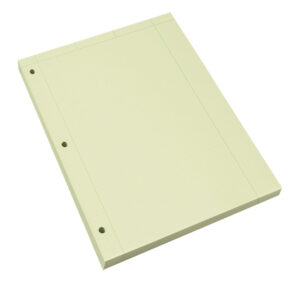 Engineering Pad, Frame Front 1.25" Right Margin, 200 Sheets, Green Tint Paper