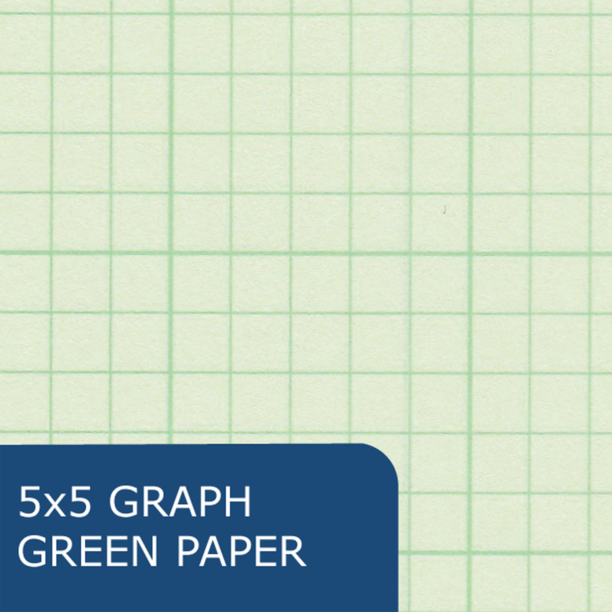Engineering Pad, Frame Front 1.25" Right Margin, 100 Sheets, Green Tint Paper