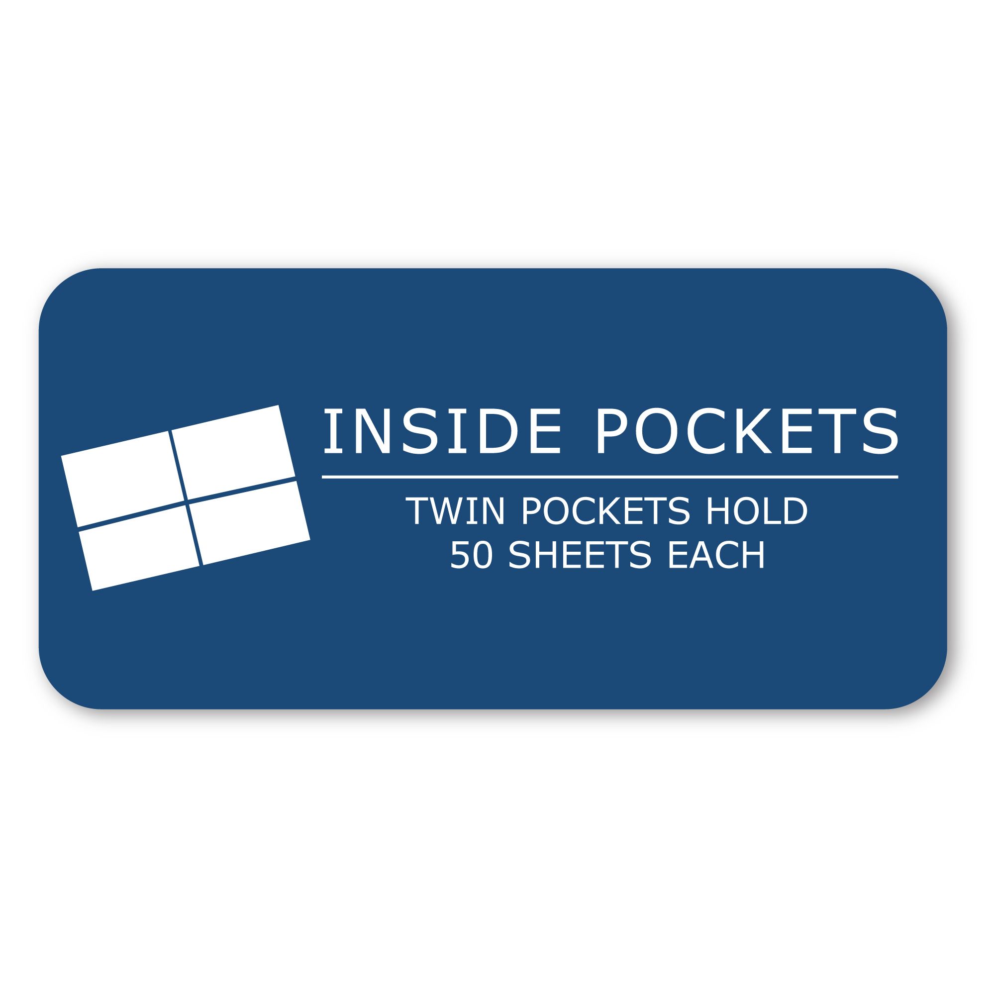 Laminated 2-Pocket Folder PDQ, Includes 100 folders, 11.75" x 9.5", Assorted Colors